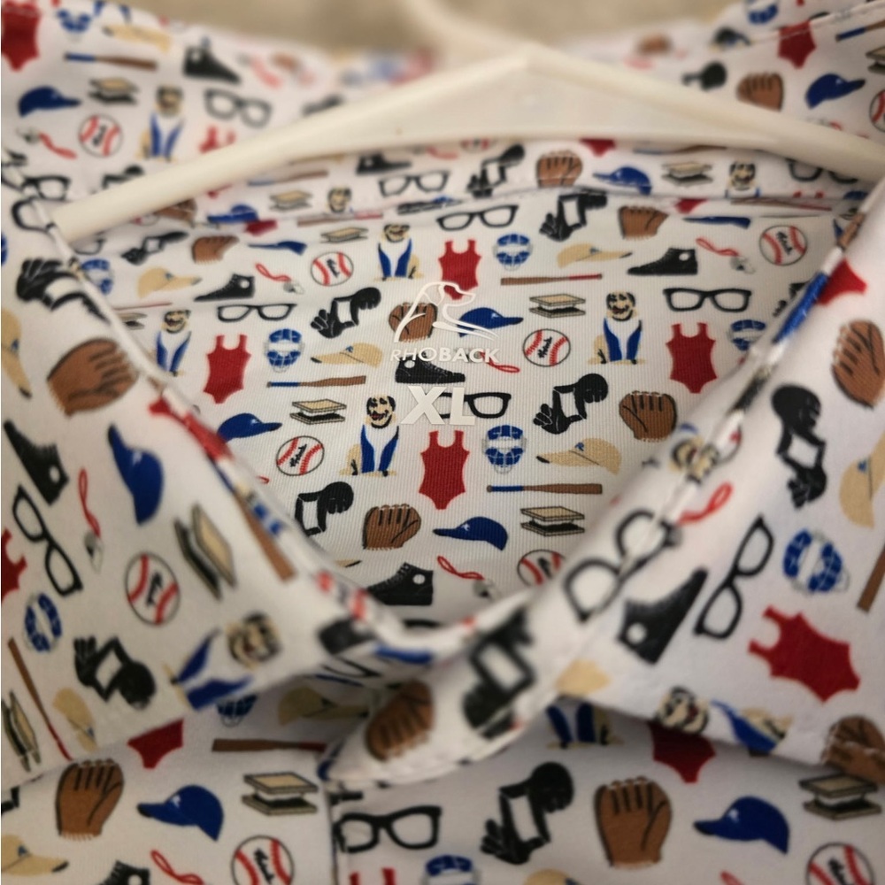 Rhoback Patterned Polo
